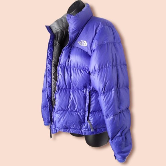 The North Face Nuptse 700 Puffer Jacket Goose Down Size Small Purple 2006 - Picture 6 of 11